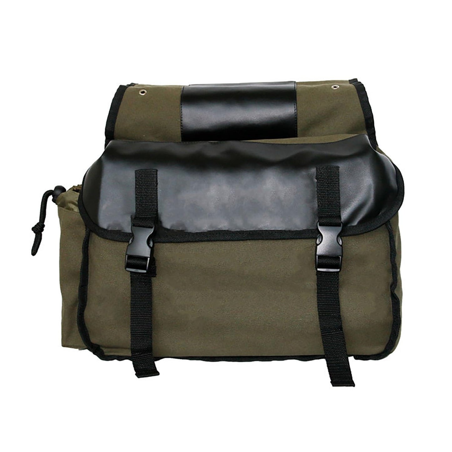 35L Canvas Bike Pendlertasche, Große Kapazität Fahrrad Gepäckträger Satteltasche für Outdoor Heckklappe