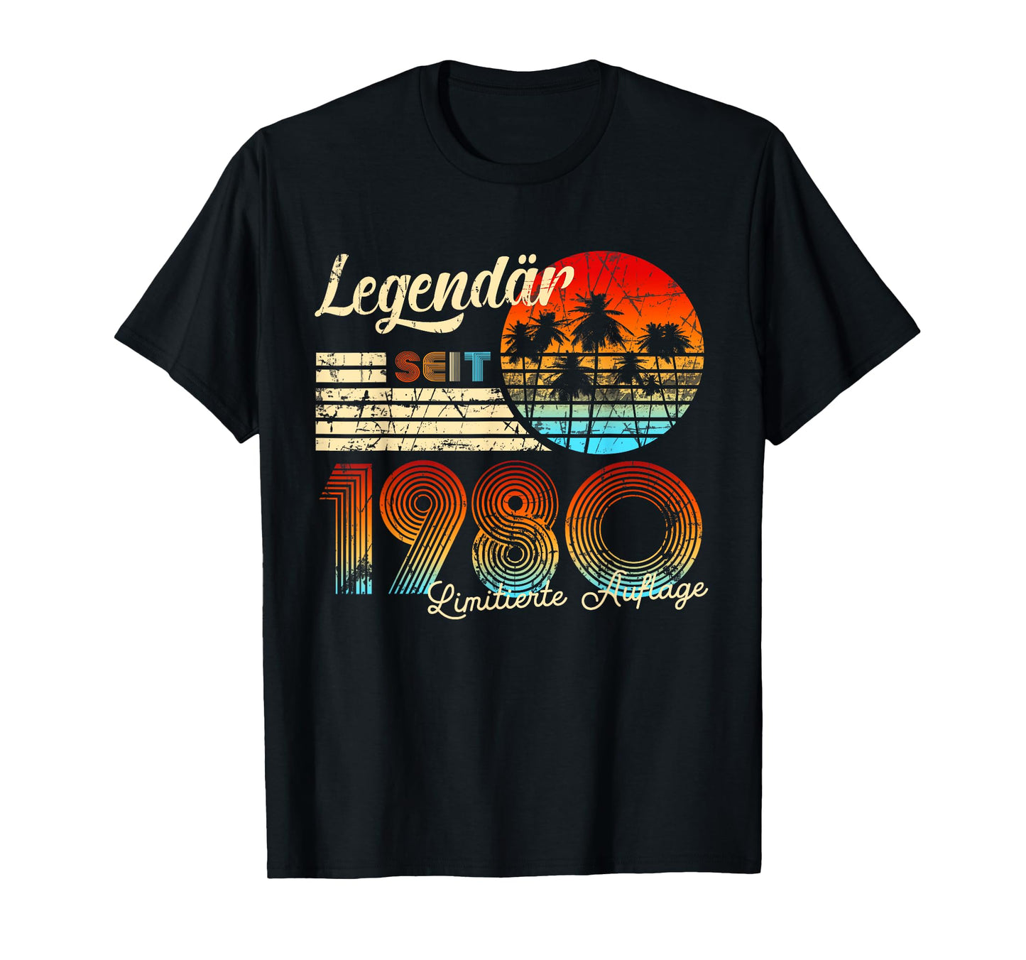 40. Geburtstag Geschenk Männer Legendär Seit Oktober 1980 T-Shirt