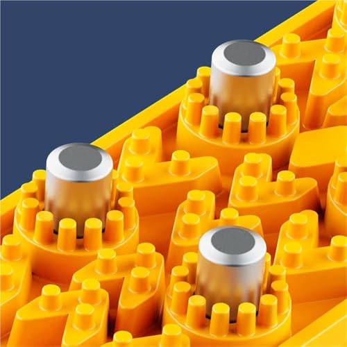 1 Stück Auto-Antirutschkette, passend for universell verstellbare Auto-Schneeketten, universelle Notfall-Schneeketten(Yellow 1pc)