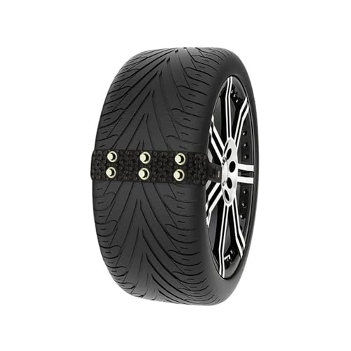 1 Stück Auto-Antirutschkette, passend for universell verstellbare Auto-Schneeketten, universelle Notfall-Schneeketten(Yellow 1pc)