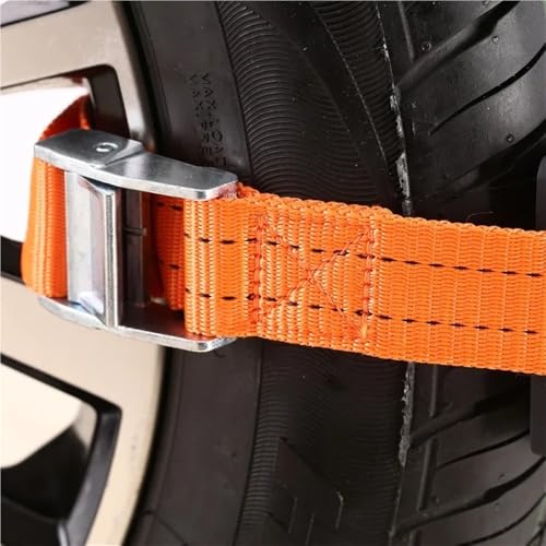 1-4 Stück Notfall-Reifen-Traktionsblöcke, robuste Anti-Rutsch-Ketten, geeignet for Schnee(2Pcs)