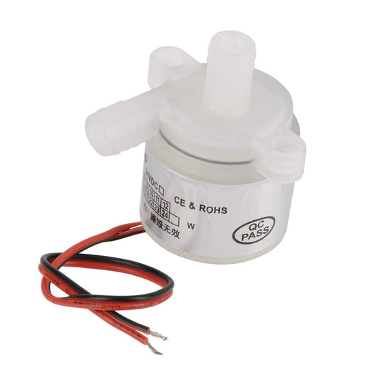 1 Stück Bürstenlos Wasserpumpe Sehr leise Wasserdicht Weiß Mini Essen Klasse Magnetantrieb Zentrifugal Tauchboot 12V DC 6W zum Aquarium Hydroponik Brunnen Teiche Aquarien MEHRWEG VERPACKUNG