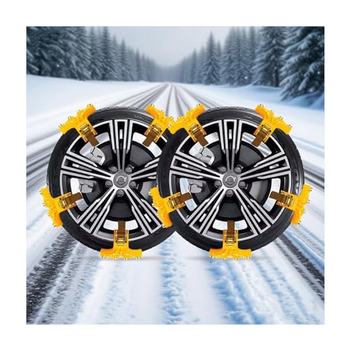 10 pcs Auto-Schneeketten für Chrysler Concorde Saloon(1992-1997),Rutschfeste Kette für Winter-Eis- und Schneestraßen, Kältebeständig, Verschleißfest, Einfach zu Installieren