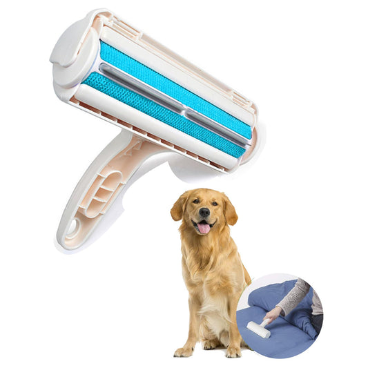 Yolistar Haustierhaar Fusselbürste Selbstreinigend, Waschbar Fell und Fusselentferner Roller mit Auffangbehälter, zum Entfernen von Hunde, Katzenhaaren von Möbeln, Teppichen, Bettzeug, Kleidung
