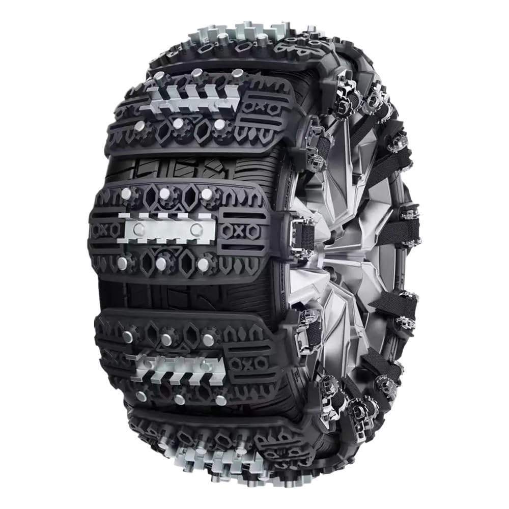 1-Zoll-Auto-Winterreifen mit Tigerkralle, Eisbrecher- und Anti-Rutsch-Eigenschaften, Hochleistungs-Metallreifen(B)