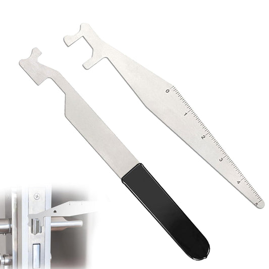 2 Pcs Türöffnungswerkzeug,Lockpicking Fire Tool,Tür Öffnungs Werkzeug Set,Mehrzweck-Hebelwerkzeug,Tür Öffnungs Werkzeug Tragbar Für Feuerwehrleute,Ersthelfer,Polizisten Manuelle Werkzeuge