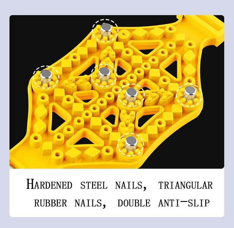 10 pcs Auto-Schneeketten für Chrysler Concorde Saloon(1992-1997),Rutschfeste Kette für Winter-Eis- und Schneestraßen, Kältebeständig, Verschleißfest, Einfach zu Installieren