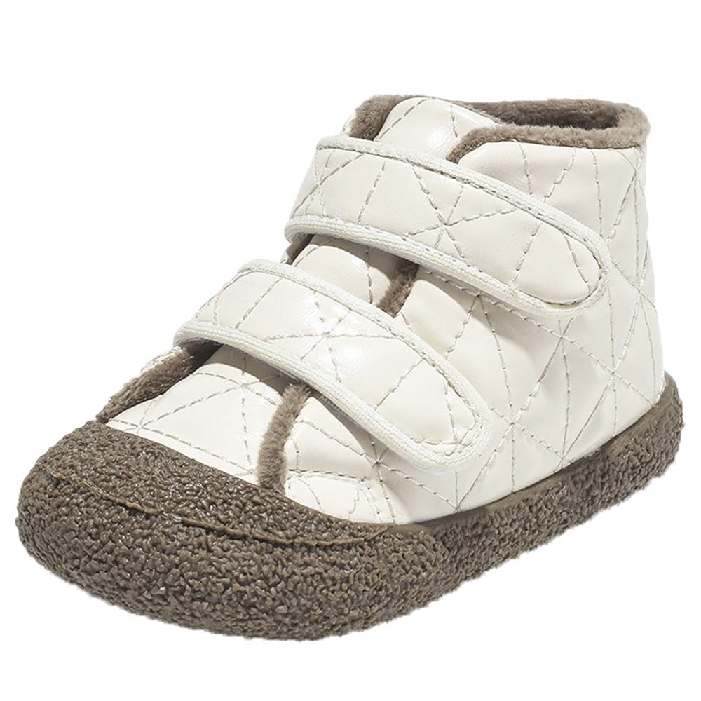 ZVJV Baby Winter Stiefel Jungen Baby Lauflernschuhe Mädchen Leder Stiefel Kleinkind Sneaker 1-3 Jahre