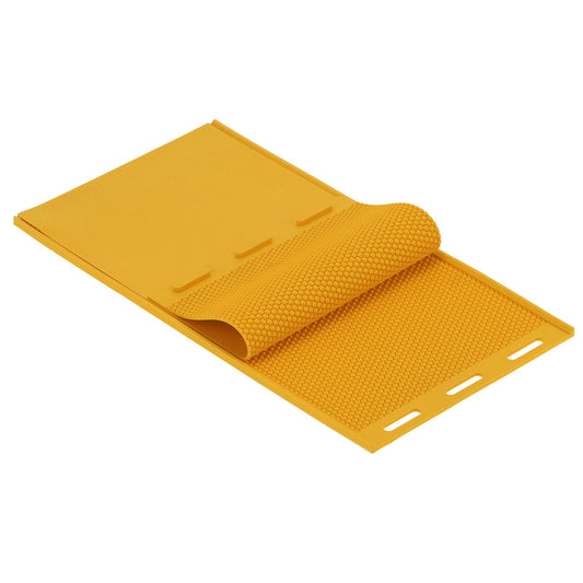 5,4 Mm Bienenwachs Pressformen, DIY Gummikamm Fundamentblatt Imkereizubehör mit Erhabenem Muster, Weiches Gummimaterial