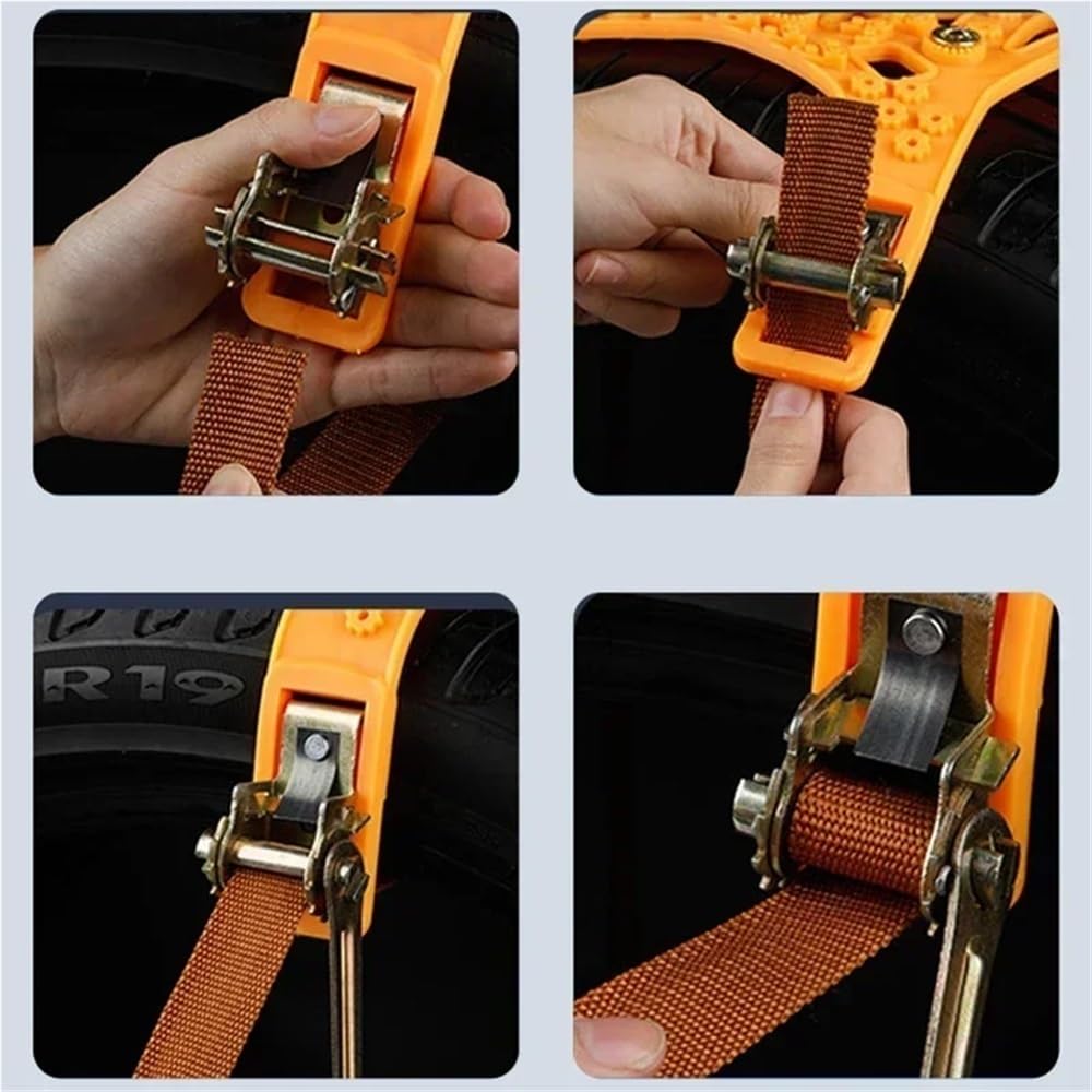 1 Stück universelle Winter-Schneekette for Autoreifen, hochwertige Ausführung for den Einsatz im Freien, Notfallausrüstung