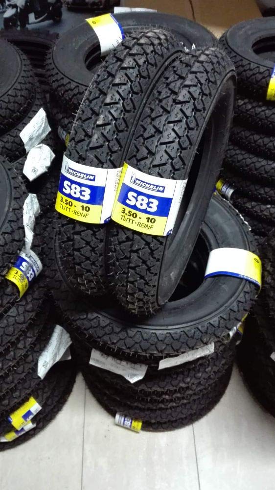 1 Paar Reifen Michelin S83 3.50-10 Piaggio Vespa PX LML
