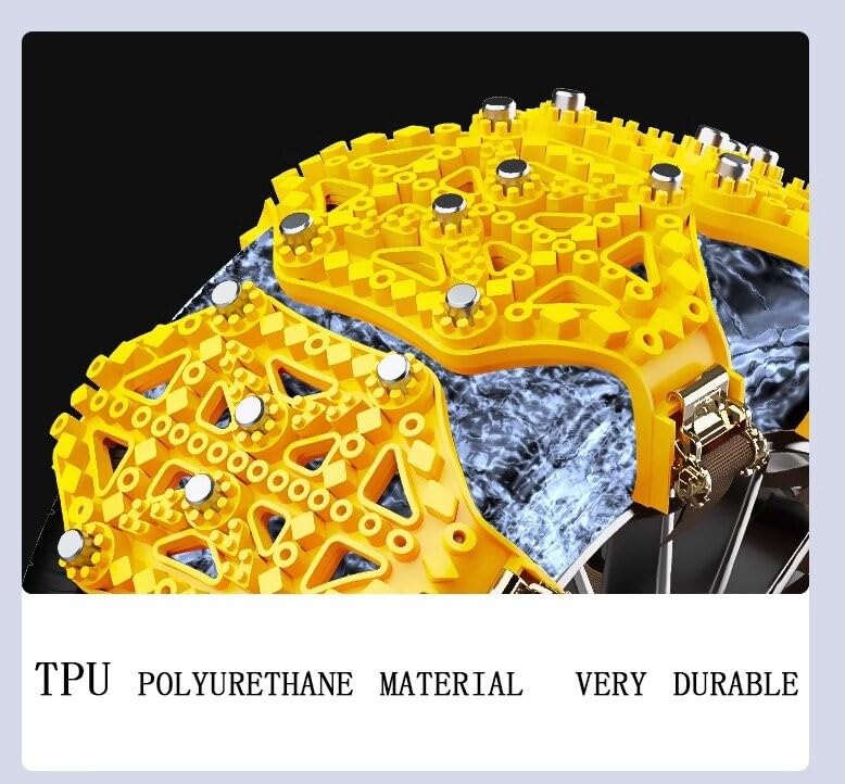 10 pcs Auto-Schneeketten für Bertone Stratos,Rutschfeste Kette für Winter-Eis- und Schneestraßen, Kältebeständig, Verschleißfest, Einfach zu Installieren