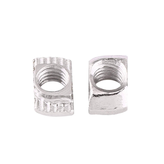 50 Stück T-Schlitz Hammerkopfmutter, verzinkter Mutternverschluss aus Kohlenstoffstahl für Aluminiumprofil(EU30-M5*15.5 * 8)