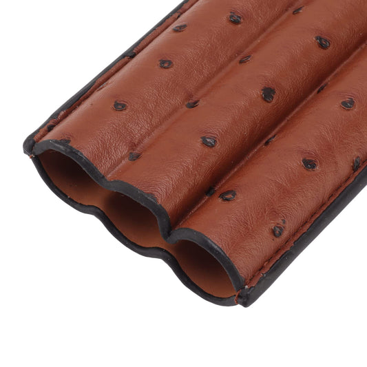 Zigarrenetui-Halter, Kunstleder, 3-Finger-Zigarren-Tragetasche, Tragbar, Reisen, Jahrestagsgeschenke