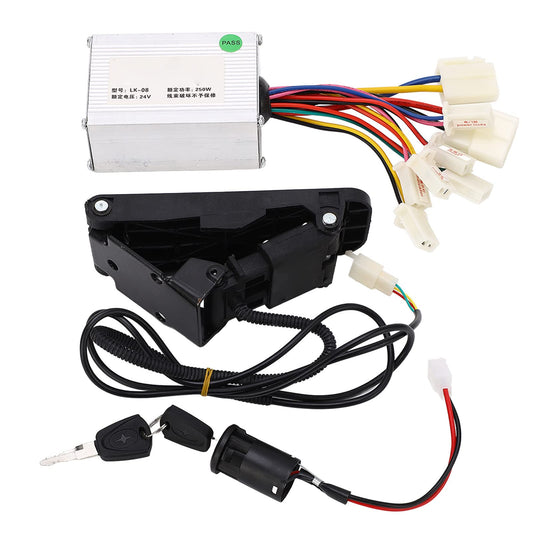 24V 250W Gebürstetem Controller und Pedal Accelerator Montage, Umrüst Satz für Elektro Fahrrad Elektro-Dreirad Ersatz